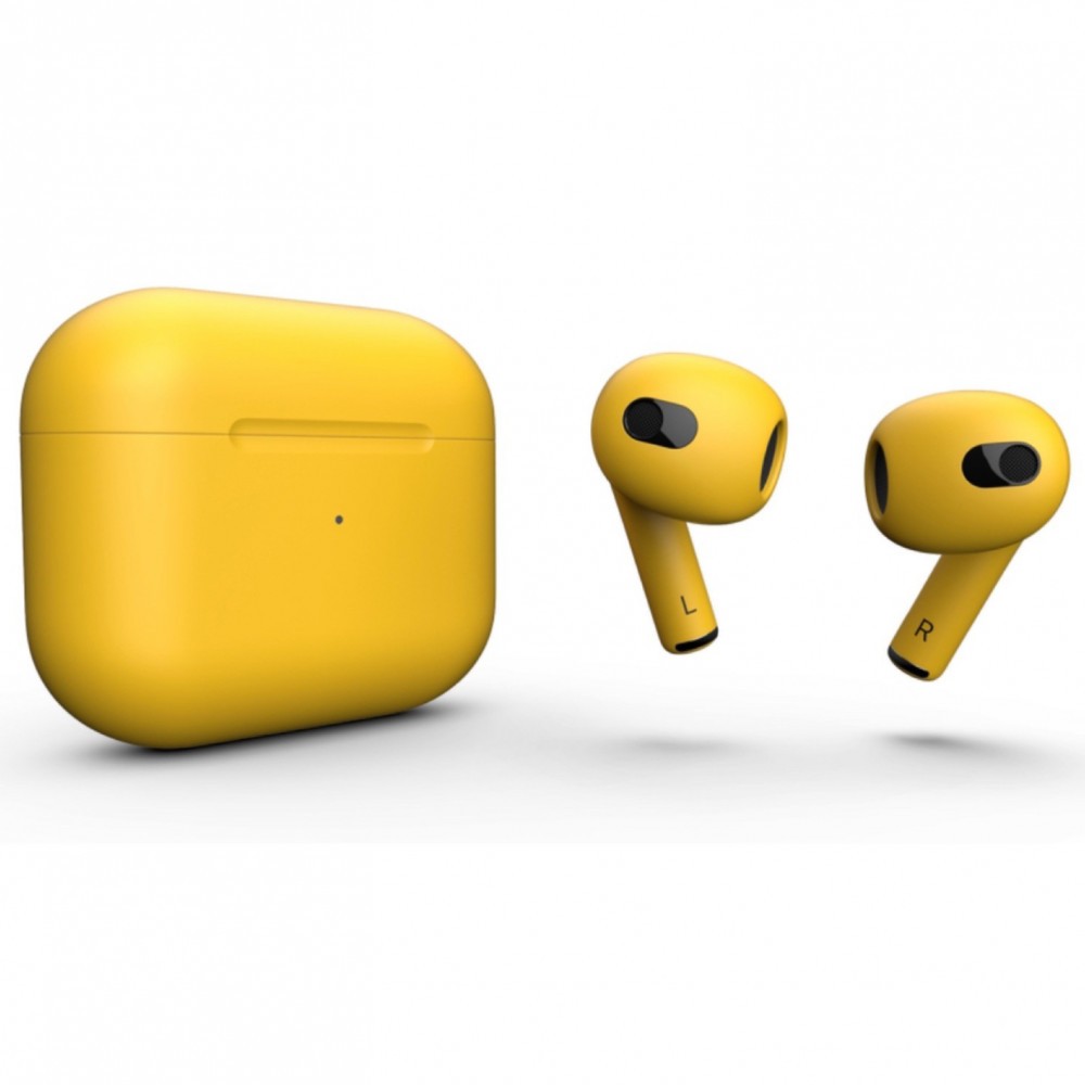 APPLE - آبل ايربودز الجيل الثالث - اصفر منجاوي مطفي