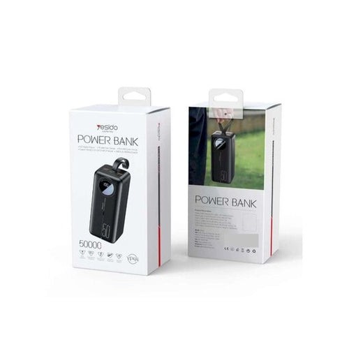ييسيدو - شاحن متنقل للشحن السريع، 50,000 مللي أمبير