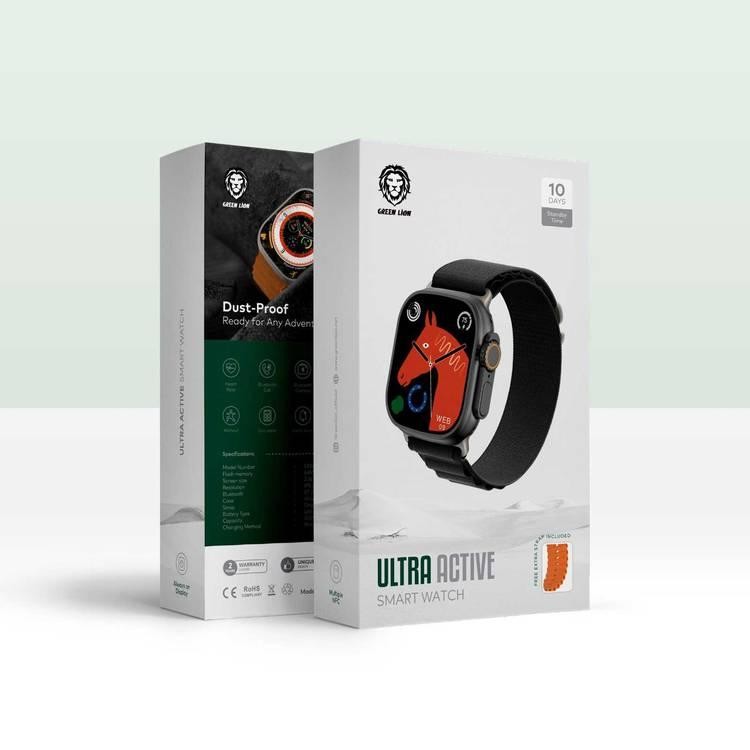 GREEN LION- ساعة Ultra Smart Watch مع 10 أيام في وضع الاستعداد, اطار